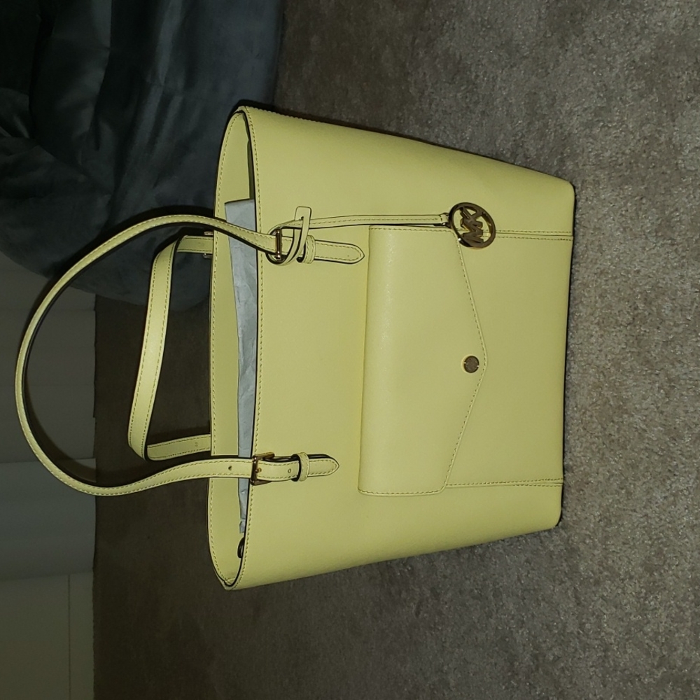Large Yellow Michael Kors Bag